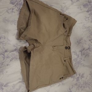 Tan Womens Shorts Sabrina Lauren Size 8